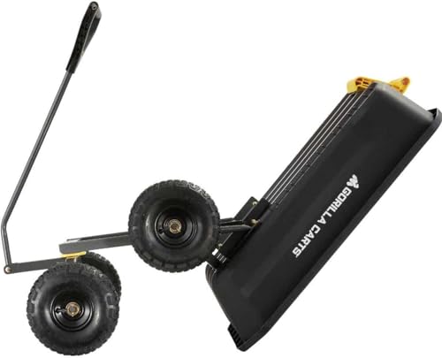 Gorilla Carts 4 Cu. Ft. 600 Lb. Poly Garden Cart for Landscape Professionals
| Gorilla Carts 4 Cu. Ft. 600 Lb. Poly Gar