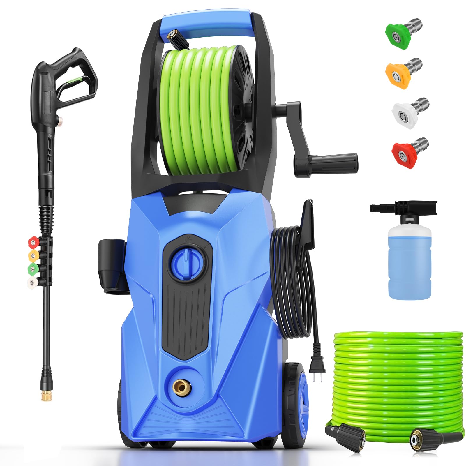 Electric Pressure Washer 5000 PSI |8 GPM for Home Cleaning, Cars, Fences - Upgraded Blue  
Electric Pressure Washer Idea