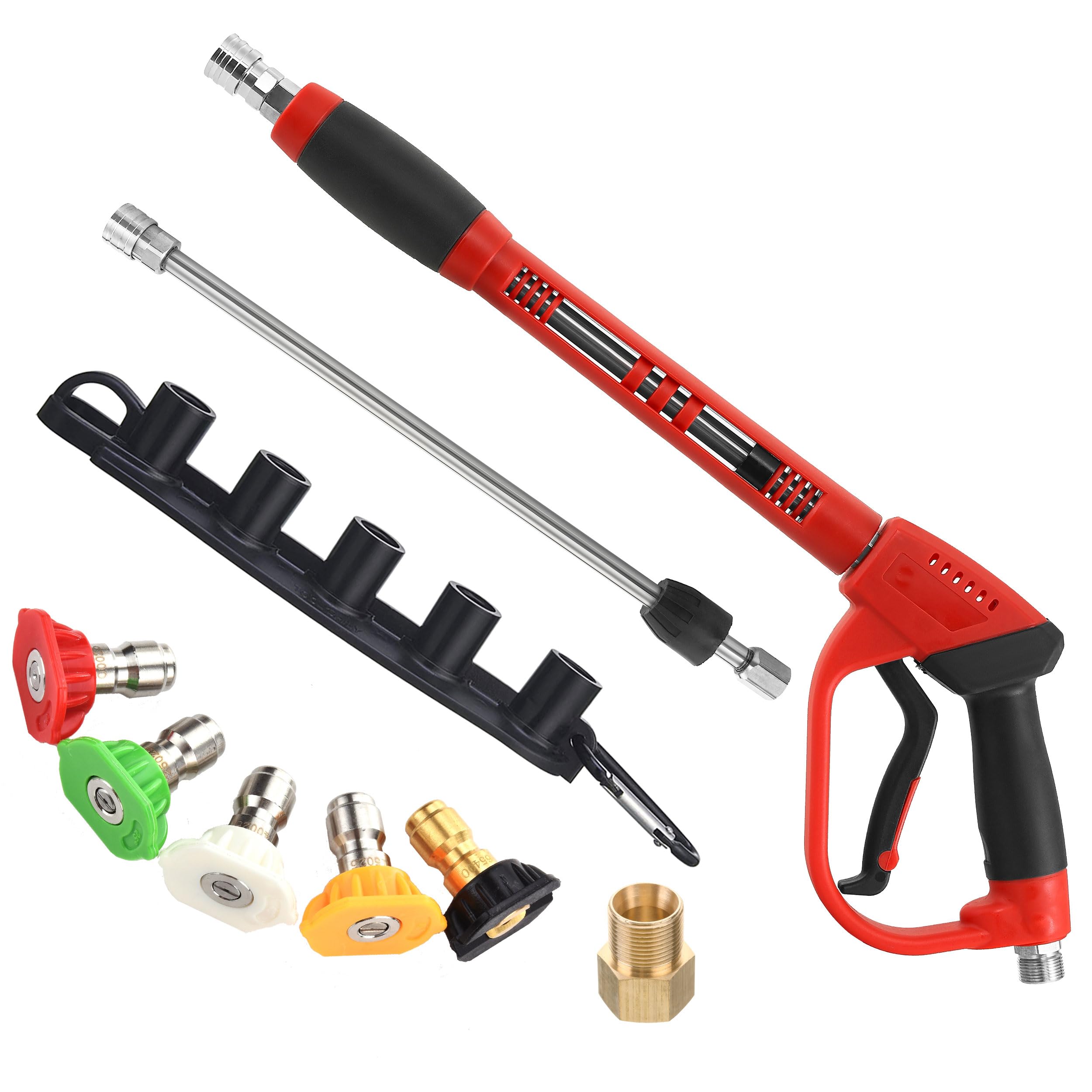 Daily Deluxe Pressure Washer Gun with Replacement Wand Extension for Home Use in 40 Inch, 5000 PSI